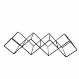 LaLe Living Weinregal LaLe Living Weinregal Kaya aus Eisen in Schwarz, 54 x 13cm