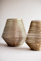 LaLe Living Windlicht LaLe Living Laterne Elio in Gold, 2er Set