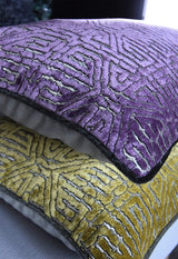 ROHLEDER HOME COLLECTION Creation Kissenhülle Maze - Yellow Gelb