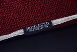 ROHLEDER HOME COLLECTION Ocean Kissenhülle Uni - Ruby Rot