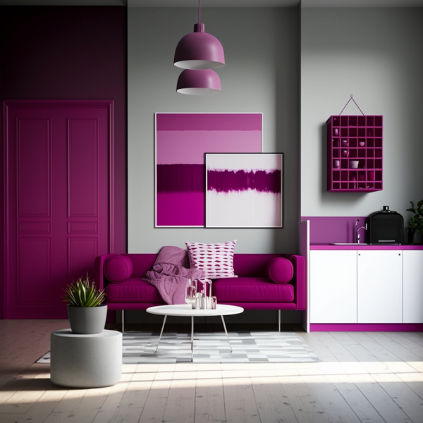 Viva Magenta! Die Pantone-Farbe des Jahres 2023 für den Interior-Bereich