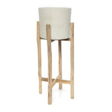 Bazar Bizar Blumentopf Default Bazar Bizar Chalk Blumentopf, Betongrau/Natur, L