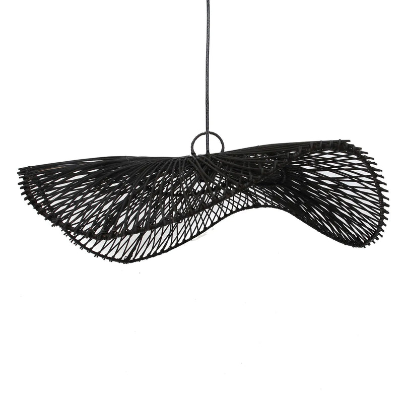 Bazar Bizar Hängelampe Default Bazar Bizar Chapeau Hängelampe Lampenschirm, Schwarz, L