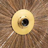 Bazar Bizar Wandlampe Default Bazar Bizar Chi-Chi Wandleuchte Lampenschirm, Natur Messing, L