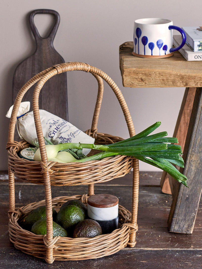 Creative Collection Linora Becher Set 3 tlg. in Blau, Steingut – LaLe Living