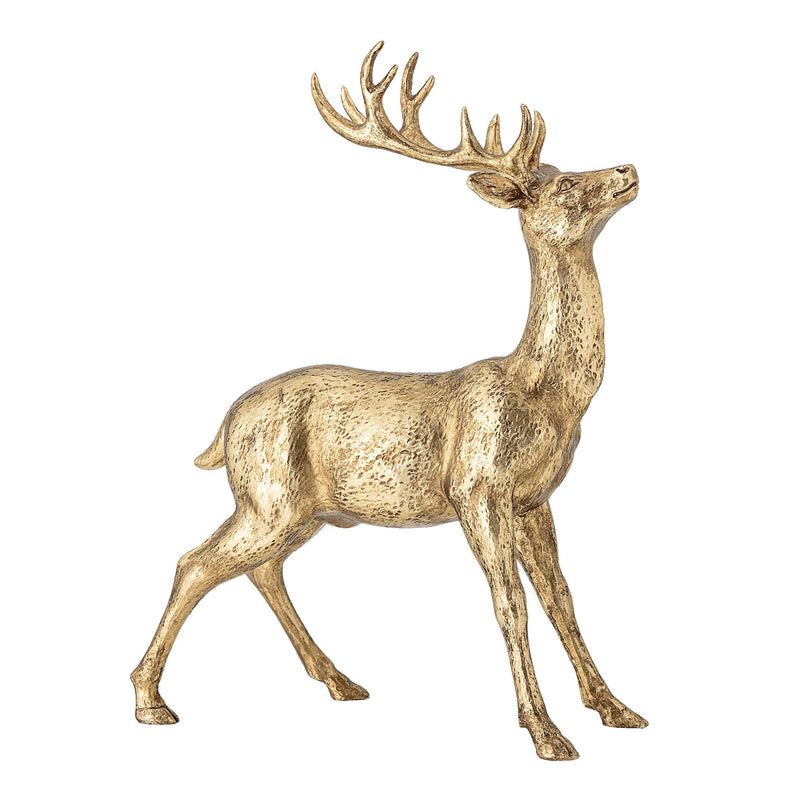 Bloomingville Bloomingville Keera Hirsch, Gold, Polyresin