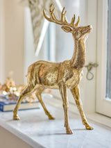 Bloomingville Bloomingville Keera Hirsch, Gold, Polyresin