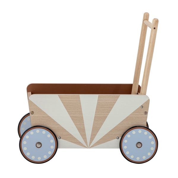Bloomingville Kinderspielzeug Bloomingville MINI Tidde Lauflernhilfe, Natur, MDF