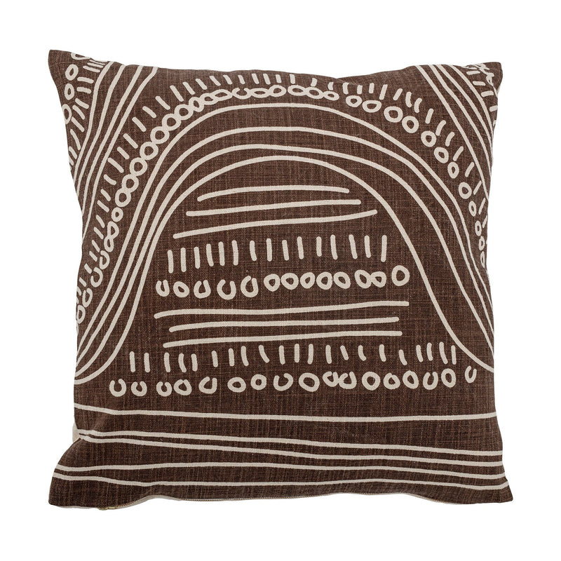 Bloomingville Kissen Bloomingville Creative Collection Felice Kissen, Braun, Baumwolle