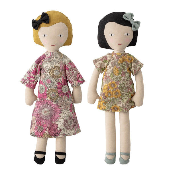 Bloomingville Puppe Bloomingville MINI Molly & Vida Puppen, Baumwolle