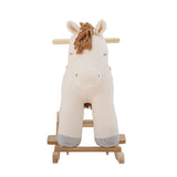 Bloomingville Schaukelspielzeug Bloomingville MINI Merlen Schaukelspielzeug, Pferd, Weiß, Polyester