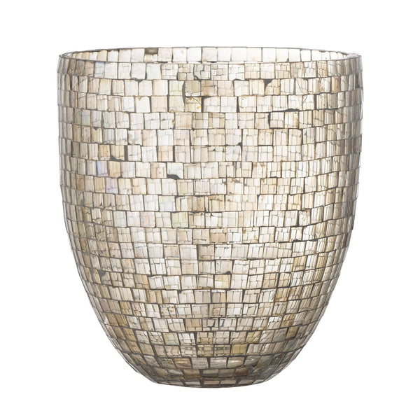 Bloomingville Vase Bloomingville Caen Vase, Silber, Glas