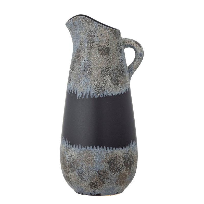 Bloomingville Vase Bloomingville Creative Collection Khumo Vase, Schwarz, Steingut