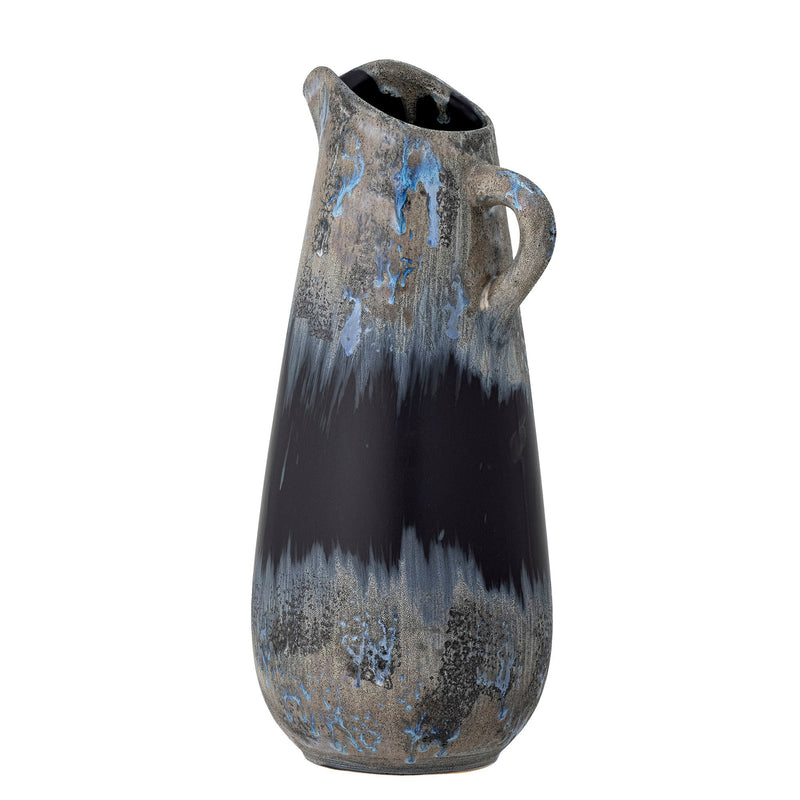 Bloomingville Vase Bloomingville Creative Collection Khumo Vase, Schwarz, Steingut