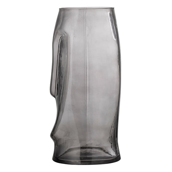 Bloomingville Vase Bloomingville Ditta Vase, Grau, Glas