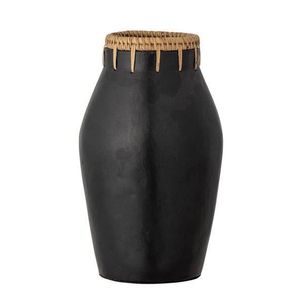 Bloomingville Vase Bloomingville Dixon Deko-Vase, Schwarz, Terrakotta