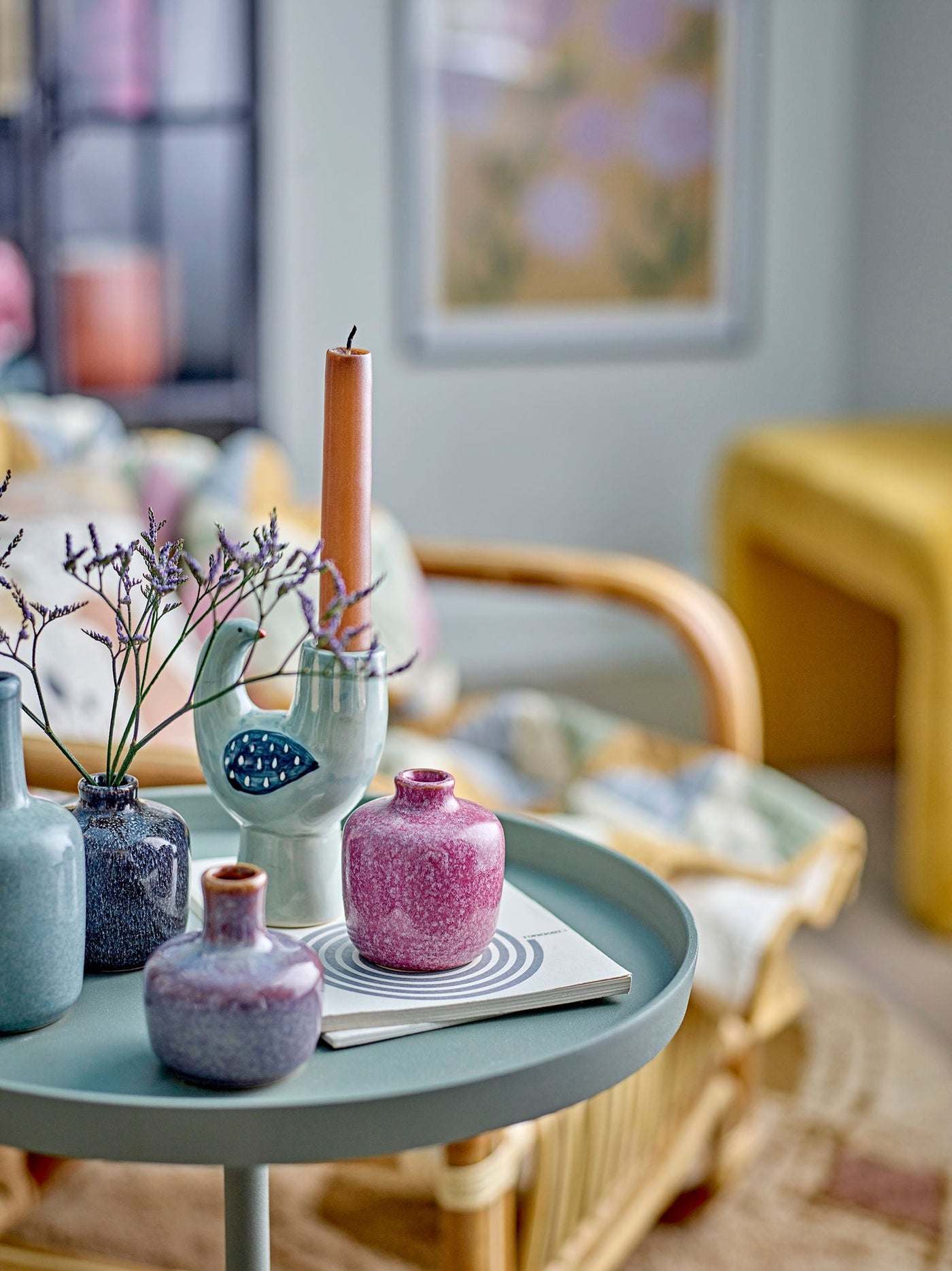 Bloomingville Maien Vase, Steingut – LaLe Living