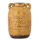 Bloomingville Vase Bloomingville Rijad Deko-Vase, Gelb, Terrakotta