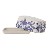 Creative Collection Creative Collection Petunia Butterdose, Blue, Steingut