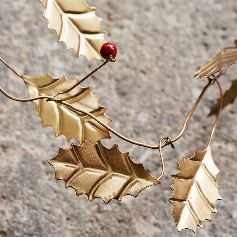 House Doctor House Doctor Girlande, Leaf, Gold