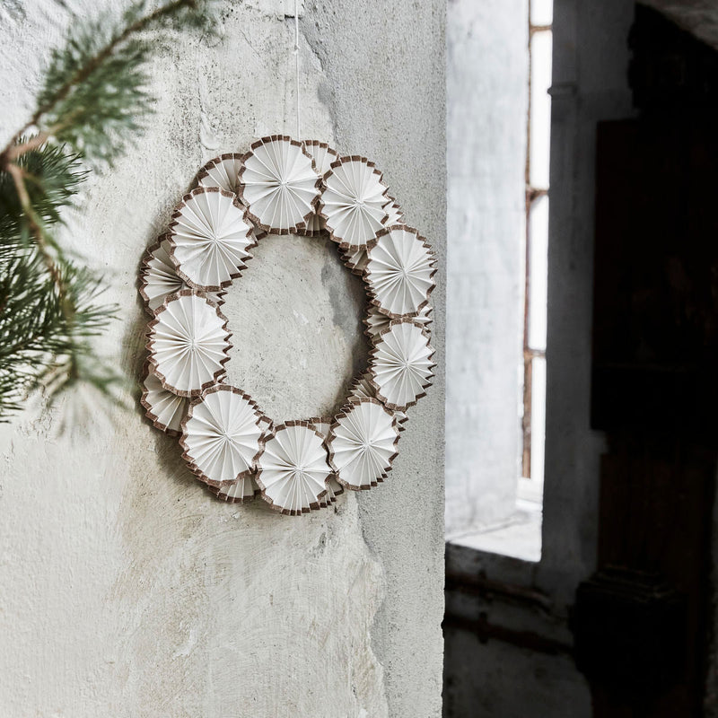 House Doctor House Doctor Kranz, Rosette, Off-White