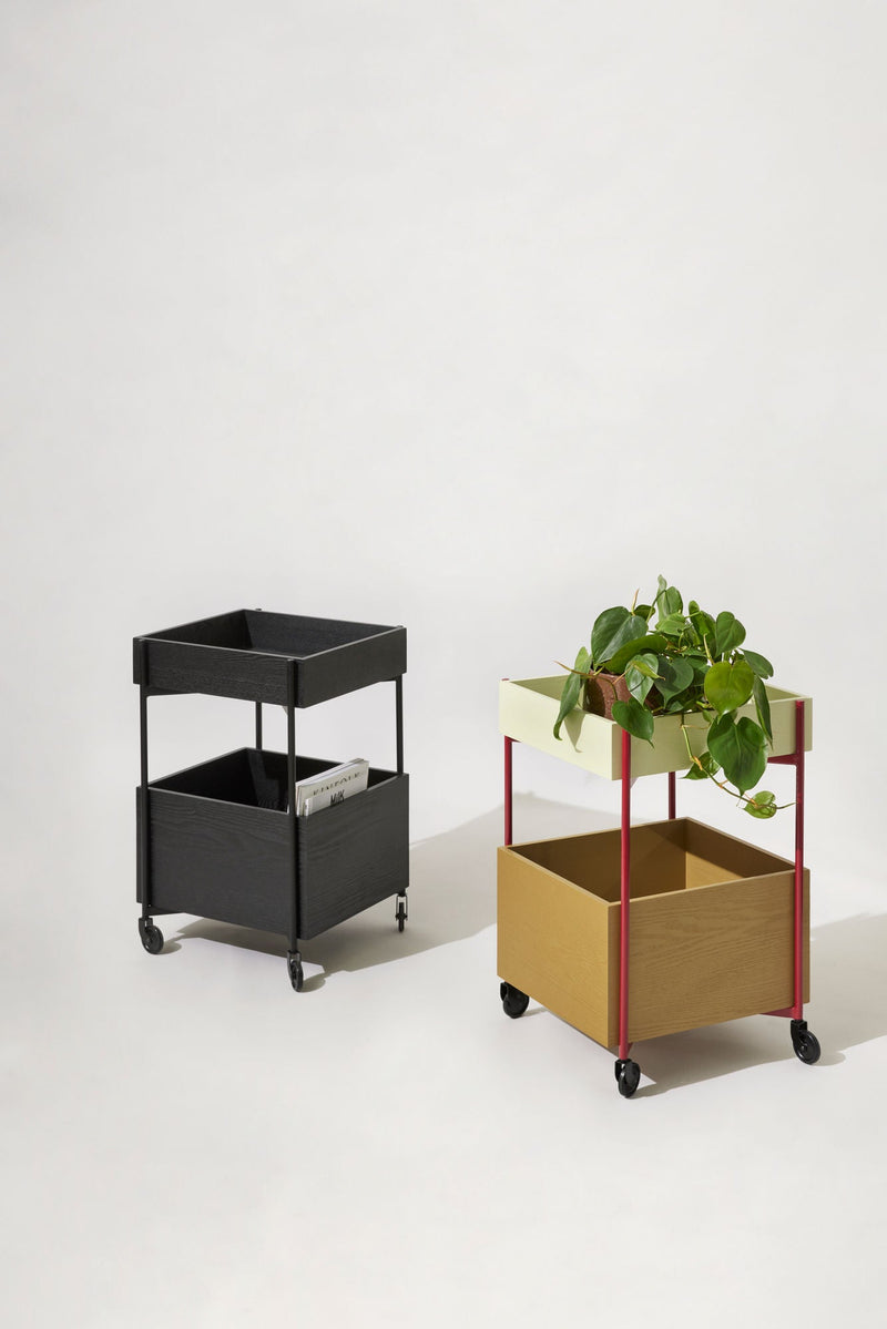 Hübsch Barwagen Hübsch Fresh Servierwagen Schwarz