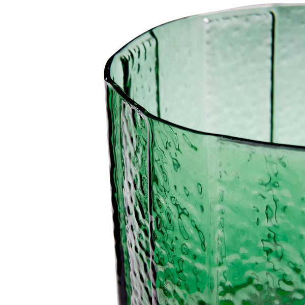 Hübsch Hübsch Emerald Vase Grün