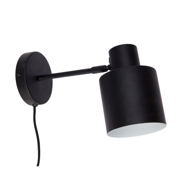 Hübsch Hübsch Fuse Wandlampe Schwarz