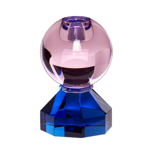 Hübsch Hübsch Gem Kerzenhalter Rosa/Blau