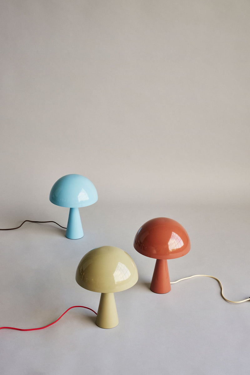 Hübsch Hübsch Mush Tischlampe Mini Rot