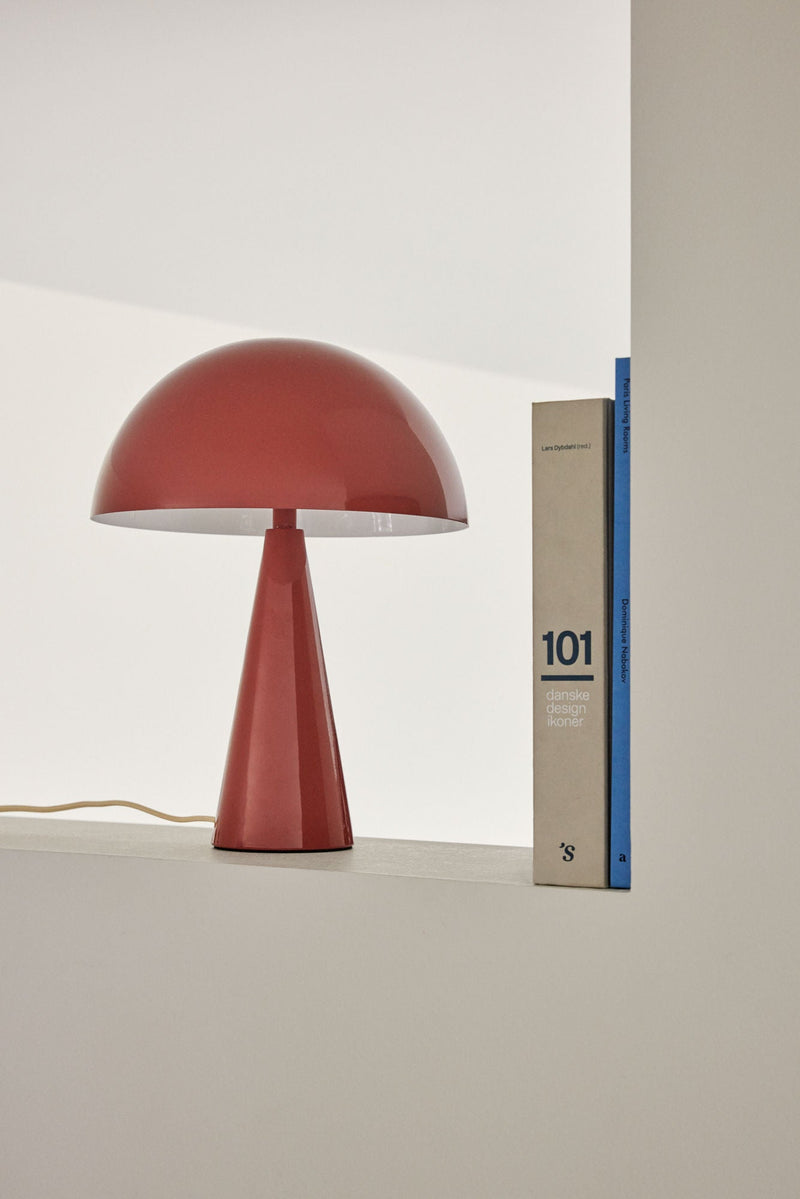 Hübsch Hübsch Mush Tischlampe Mini Rot