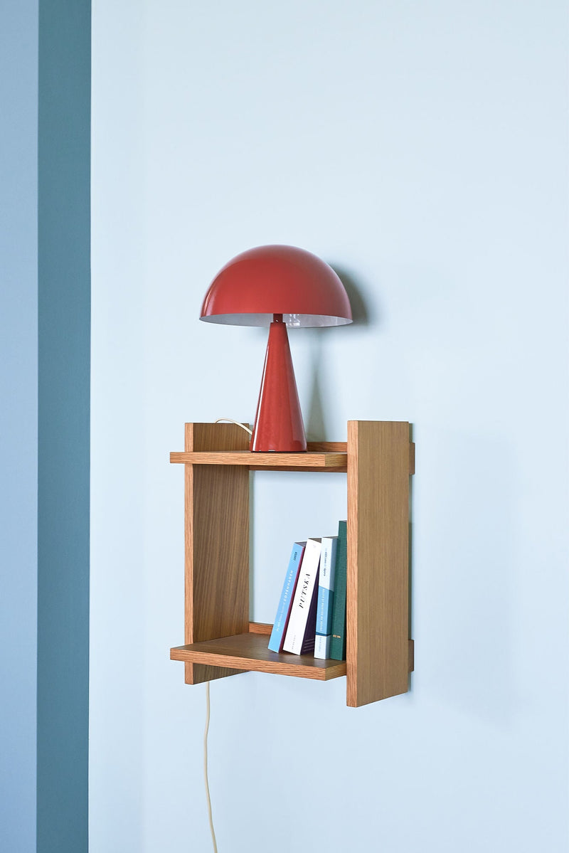 Hübsch Hübsch Mush Tischlampe Mini Rot