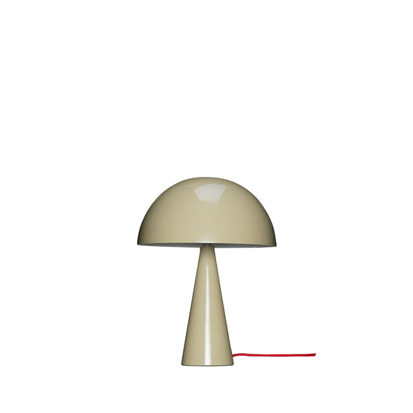 Hübsch Hübsch Mush Tischlampe Mini Sandfarben