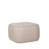 Hübsch Pouf Hübsch Cube Pouf Beige