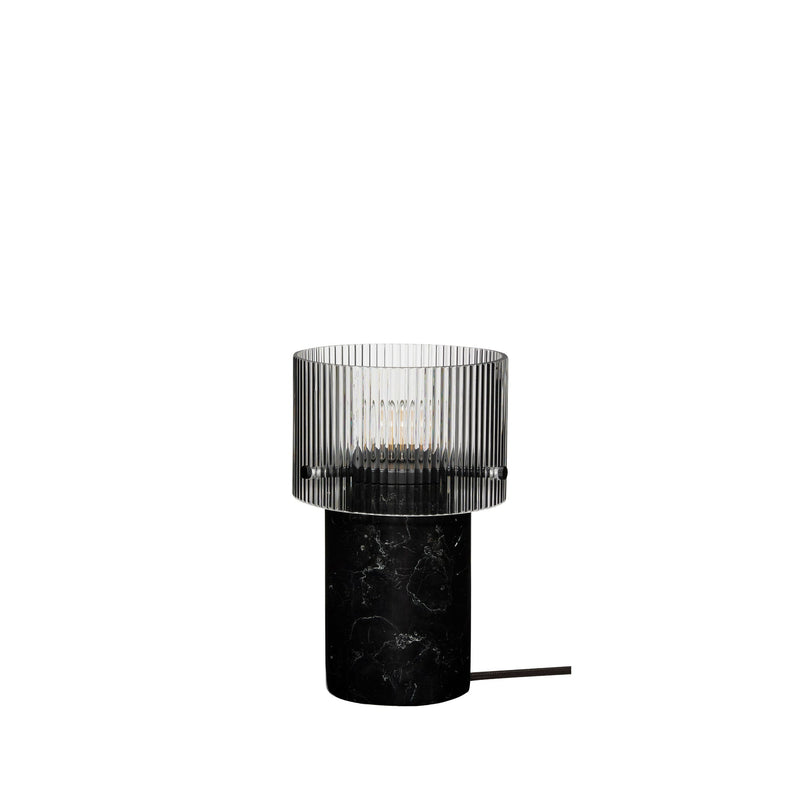 Hübsch Tischlampe Hübsch Revolve Tischlampe Schwarz