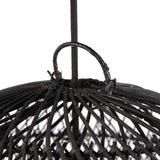 LaLe Living Deckenlampe Bazar Bizar Lampenschirm Bubble Schwarz - M