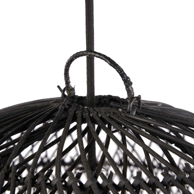 LaLe Living Deckenlampe Bazar Bizar Lampenschirm Bubble Schwarz - M
