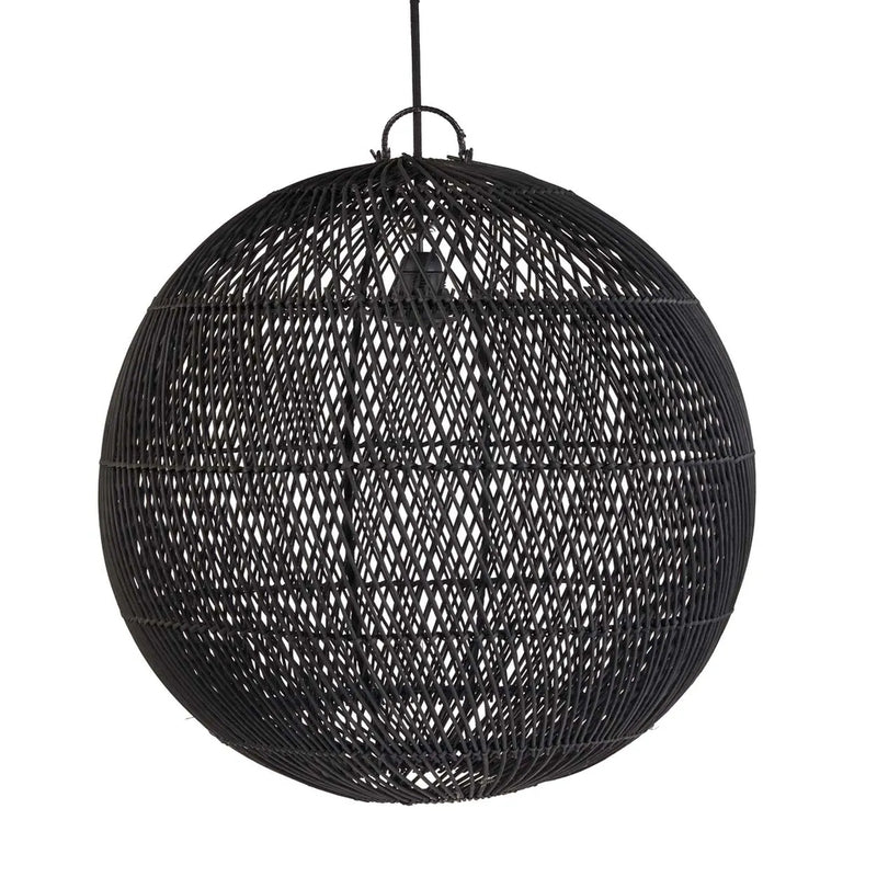 LaLe Living Deckenlampe Bazar Bizar Lampenschirm Bubble Schwarz - M