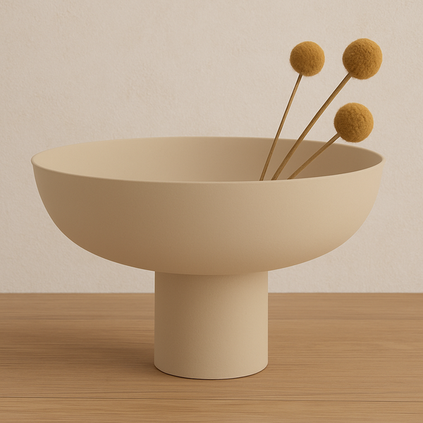 LaLe Living Dekoschale LaLe Living Dekoschale Janna in Sand, Ø30 cm