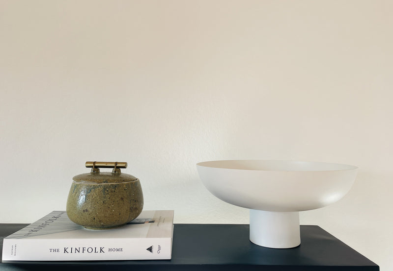 LaLe Living Dekoschale LaLe Living Dekoschale Janna in Weiß, Ø30 cm