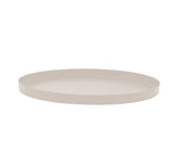 LaLe Living Dekotablett LaLe Living Dekotablett Levi rund aus Eisen in Sand, Ø34 cm
