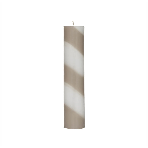 OYOY LIVING Clay / White / One Size OYOY LIVING Candy Candle