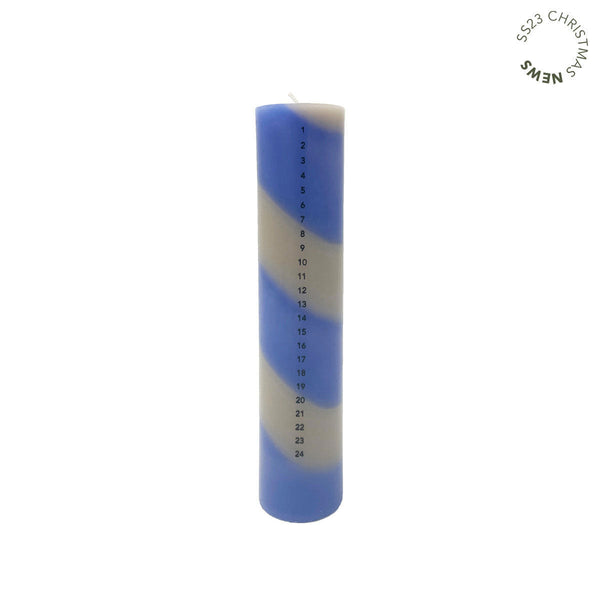 OYOY LIVING Kerzen Clay / Optic Blue / One Size OYOY LIVING Christmas Calendar Candle