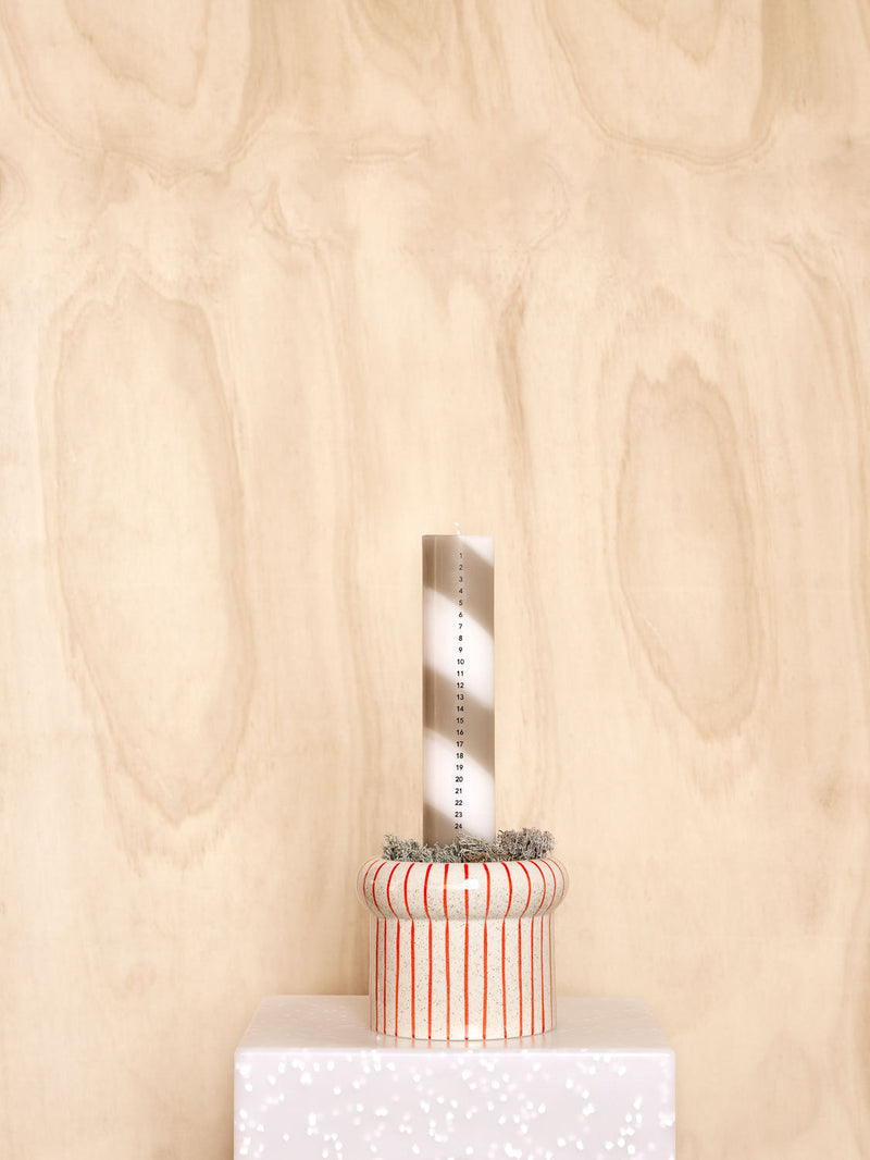 OYOY LIVING Kerzen Clay / White / One Size OYOY LIVING Kalender Weihnachtskerzen