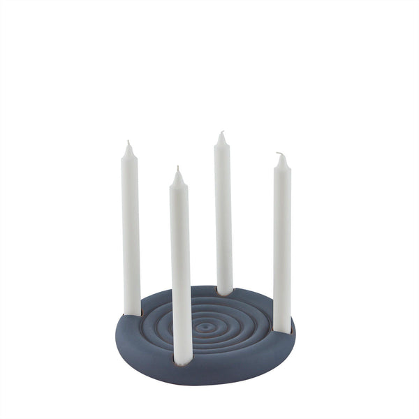 OYOY LIVING One Size OYOY LIVING Savi Advent Candleholder - Midnight Blue