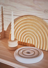 OYOY LIVING OYOY LIVING Savi Ceramic Candleholder - Low - Lavender