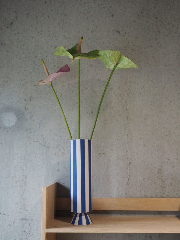 OYOY LIVING Vase Optic Blue / One Size OYOY LIVING Toppu Vase, hoch 31cm