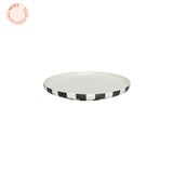 OYOY LIVING White / Black / One Size OYOY LIVING Toppu Lunch Plate
