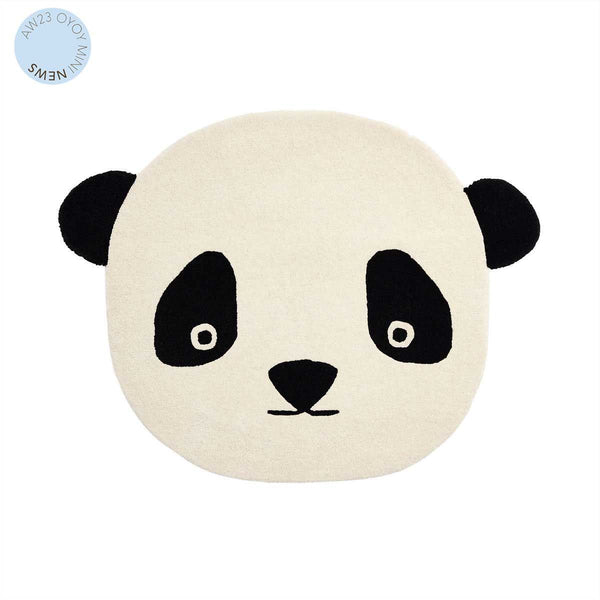 OYOY MINI White / Black / One Size OYOY MINI Panda Rug