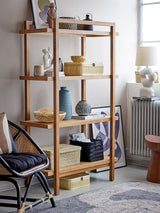 Bloomingville Aufbewahrungsbox Bloomingville Jach Box mit Deckel, Natur, Bambus